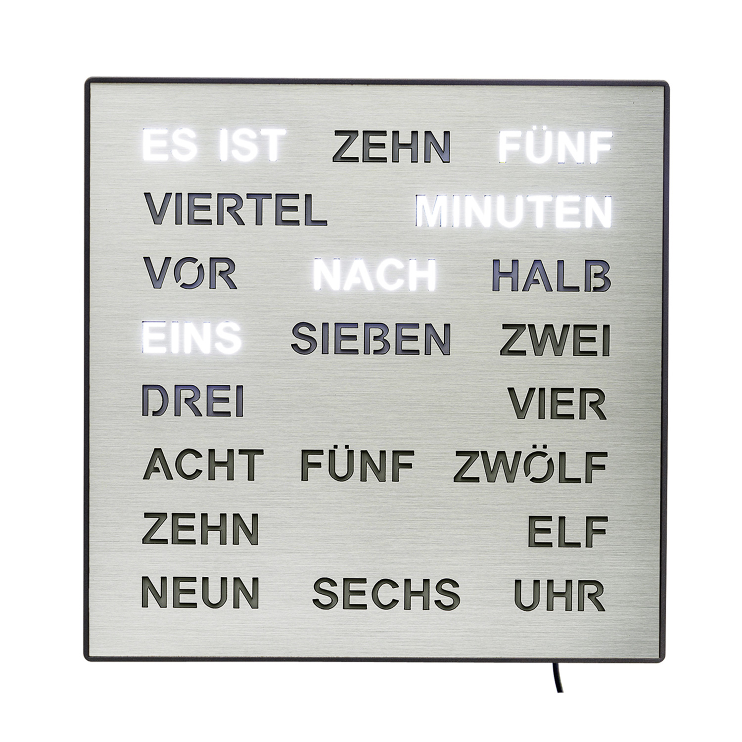 AMS Quartz table clock T1245