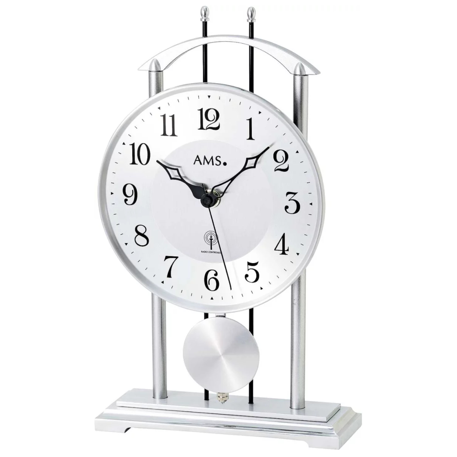 AMS Funkpendel-Tischuhr F5192