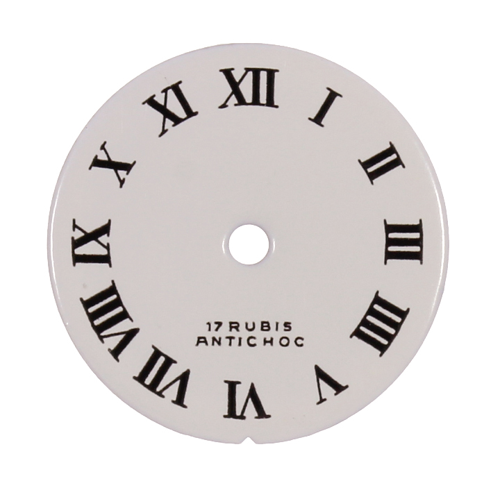 Dial ø 16 mm White Roman
