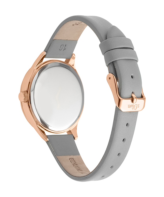 s.Oliver Lederband grau SO-3600-LQ