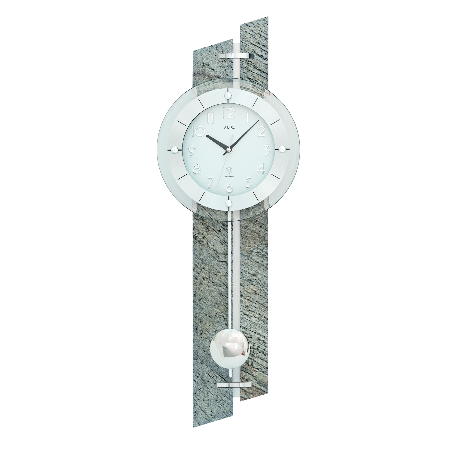 AMS Funk-Pendeluhr F5306