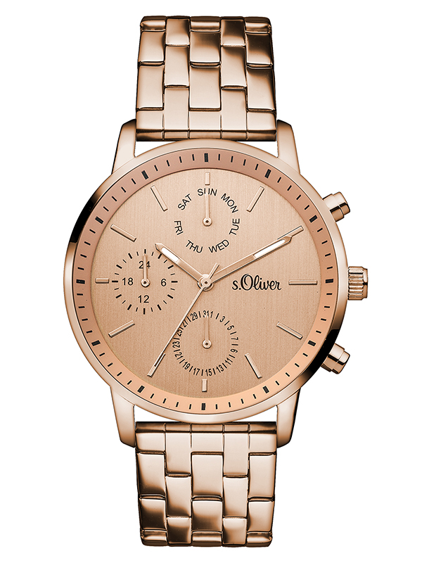 s.Oliver Edelstahlband rosé SO-3188-MM