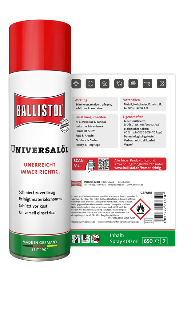 BALLISTOL Universal oil Spray, 400ml