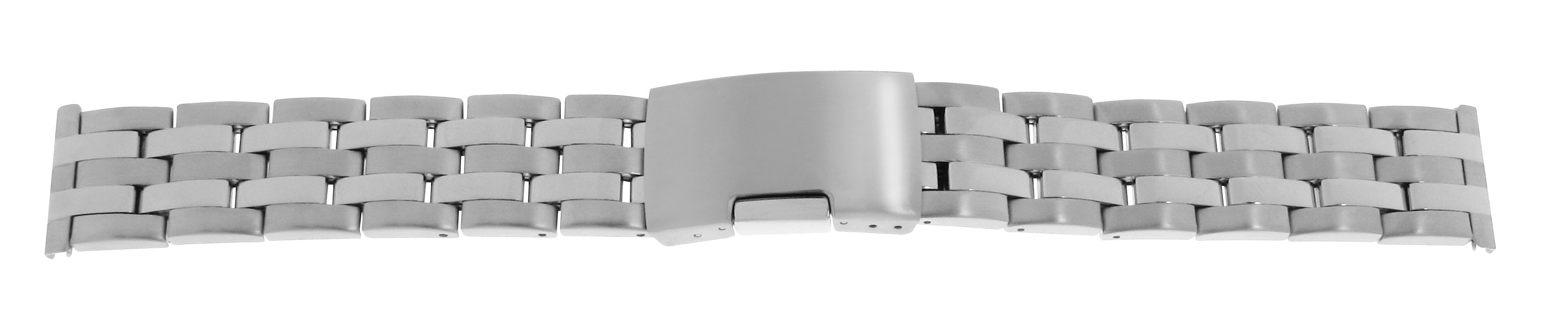 Metal band, stainless steel, 20 mm, steel, brushed/polished