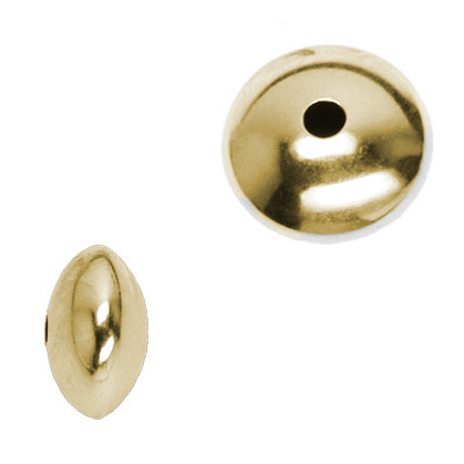 Linse Gold 333/-Gg poliert, rund Ø 4,00mm