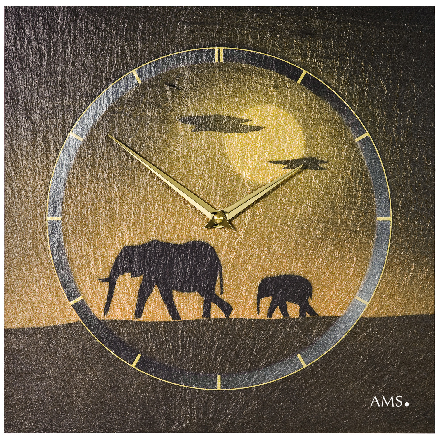 AMS Quartz Clock W9523