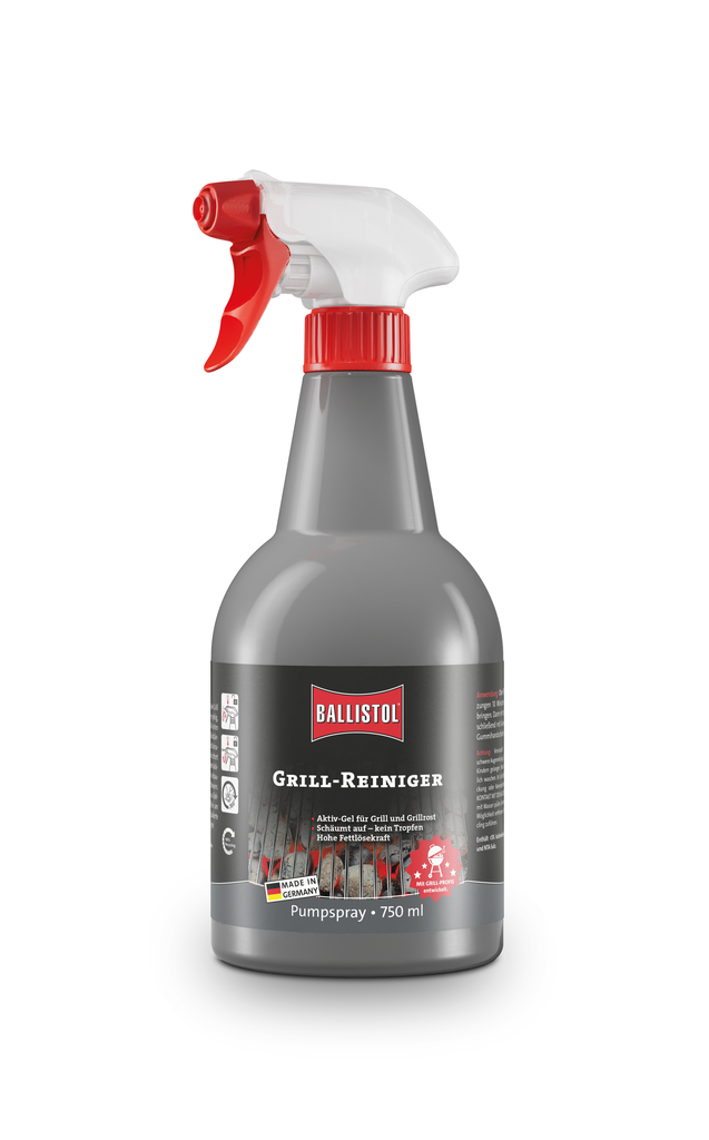 BALLISTOL Grill Cleaner, 750ml - removes burnt-in residues without leaving any excess dirt