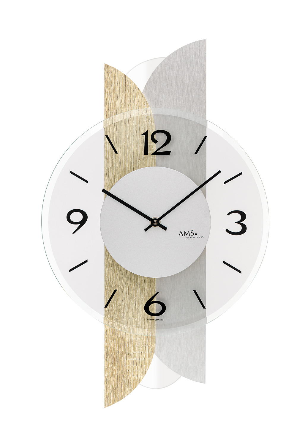 AMS Quarz-Wanduhr W9667