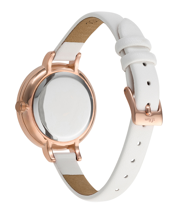 s.Oliver leatherette strap white SO-3583-LQ