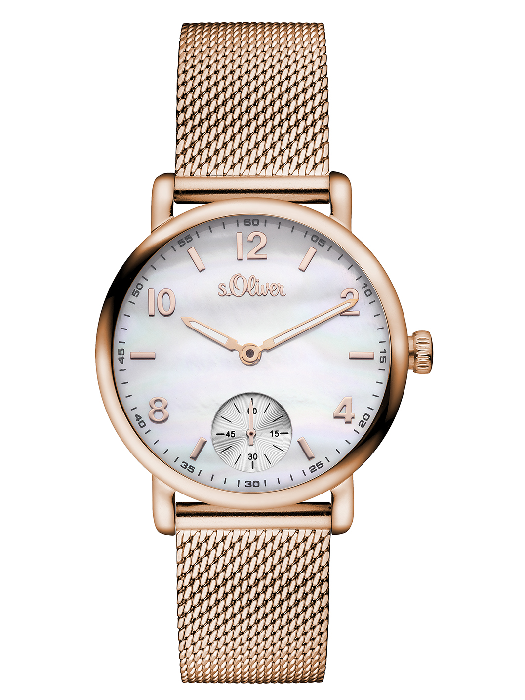 s.Oliver Edelstahlband rosé SO-3077-MQ