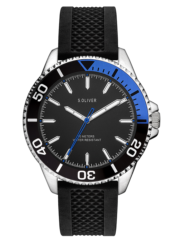 s.Oliver Silikonband schwarz SO-3483-PQ