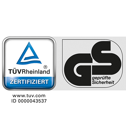 RF-Ergo Arbeitsstuhl mit Sitzneigung 12°, Stoff schwarz, niedrige Sitzhöhe
