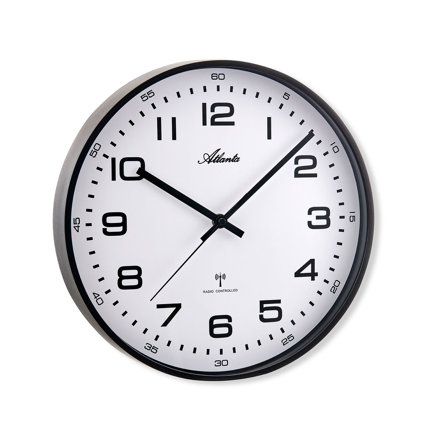 Atlanta 4518/7M Radio-controlled wall clock Magic black