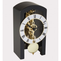 HERMLE skeleton table clock, black