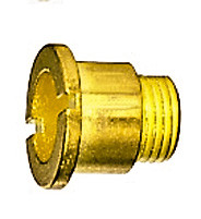 Central Screw M8 x 0,75 brass, medium