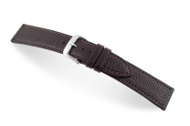 Bracelet-montre en cuir Pasadena 16mm moka