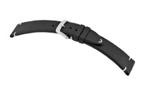 Bracelet-montre en cuir El Paso 18mm noir