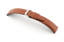 Bracelet-montre en cuir Idaho 22mm cognac