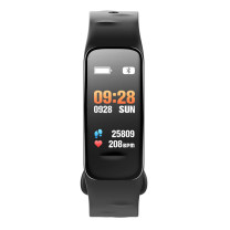 Fitness Tracker, noir, avec écran couleur