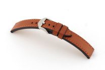 Leather strap Santa Fe 24mm cognac