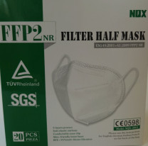 Protective mask according to DIN EN 149: 2001 + A1.2009, CE mark