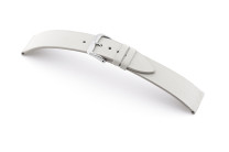 SELVA leather strap for easy changing 16mm white without seam - MADE IN GERMANY
