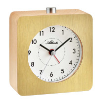 Atlanta 3141/9 quartz alarm clock brown