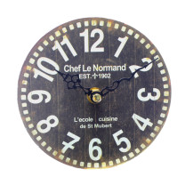 Table clock vintage look Chef Le Normand