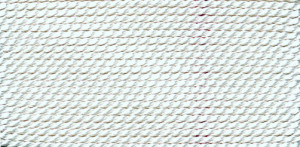 Soie perlée naturelle blanche Nr-3-0,50mm - 2m / 1 aiguille