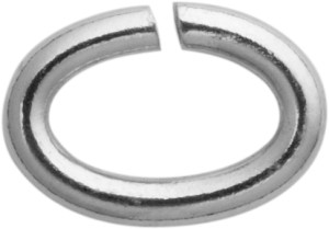 Bindering oval Edelstahl 7,00 x 5,00, Stärke 1,10mm