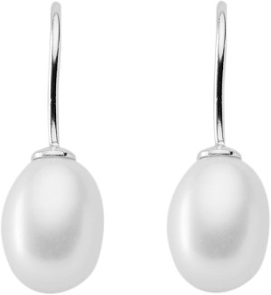 Dropped earrings silver 925/rh freshwater pearl