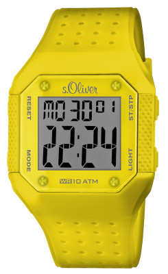 s.Oliver bracelet-montre plastique geel SO-2440-PD