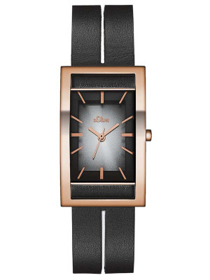 s.Oliver bracelet-montre noir SO-2942-LQ