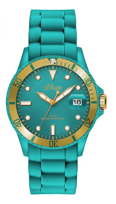 s.Oliver Silicone strap turquoise SO-2737-PQ