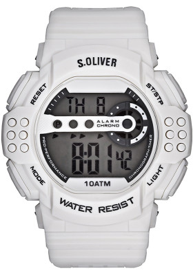 s.Oliver bracelet-montre plastique blanc SO-2634-PD