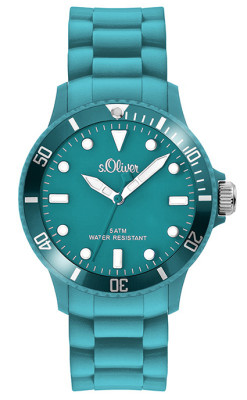 s.Oliver Silicone strap turquoise SO-2582-PQ
