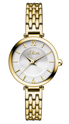 s.Oliver bracelet-montre IP doré SO-2959-MQ