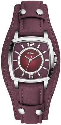 s.Oliver Leather strap red SO-2786-LQ