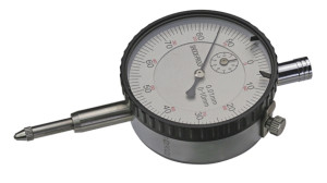 Dial gauge with tolerance marks, Ø 56mm, measuring range 10mm