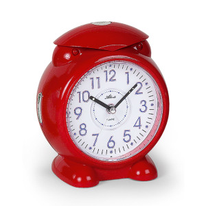 Atlanta 1985/1 red Alarm Clock Quartz Owl, repetition