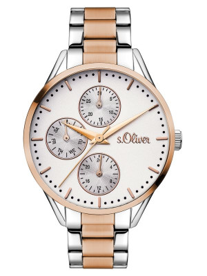 s.Oliver Stainless steel silver/ rosegold SO-3350-MM