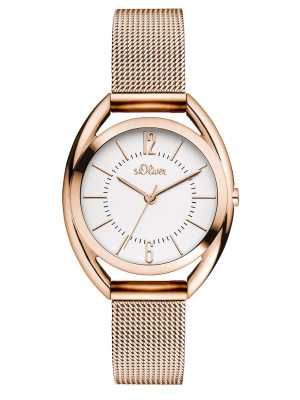 s.Oliver Stainless steel rosegold SO-3324-MQ