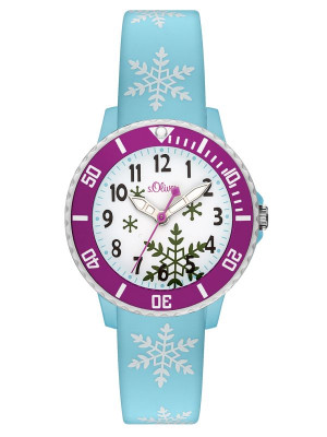 s.Oliver Silicone strap turquois SO-3411-PQ