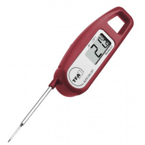 Instruments météo TFA thermomètre à piquer pliable (rouge)