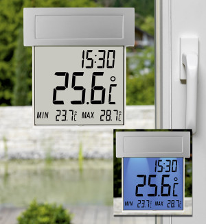 Wetterinstrumente TFA Solar-Fensterthermometer
