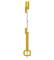 Pendulum intermediate part/ extension, Brass L: 105mm