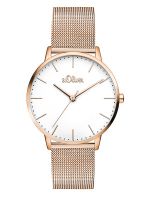 s.Oliver Stainless steel rosegold SO-3446-MQ