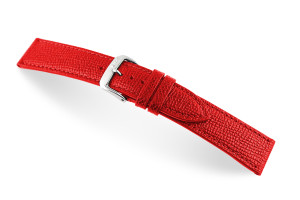 Bracelet-montre en cuir Pasadena 14mm rouge
