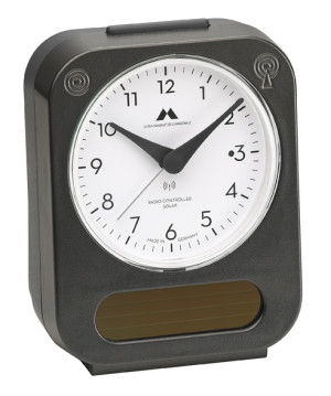 Radio controlled solar alarm clock Made in Germany
