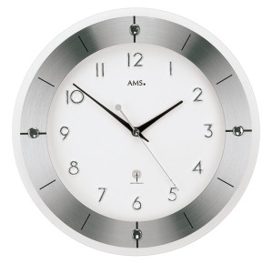 AMS Horloge Murale Radio Tauplitz I - Cadran claire